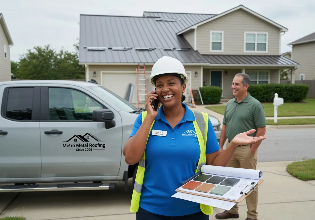 Storm Damage Metal Roof Repair in Hagerstown, IN